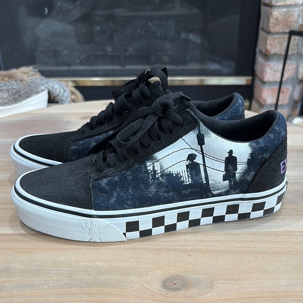 VANS x The Exorcist Old Skool Skate Shoes Black House of Terror